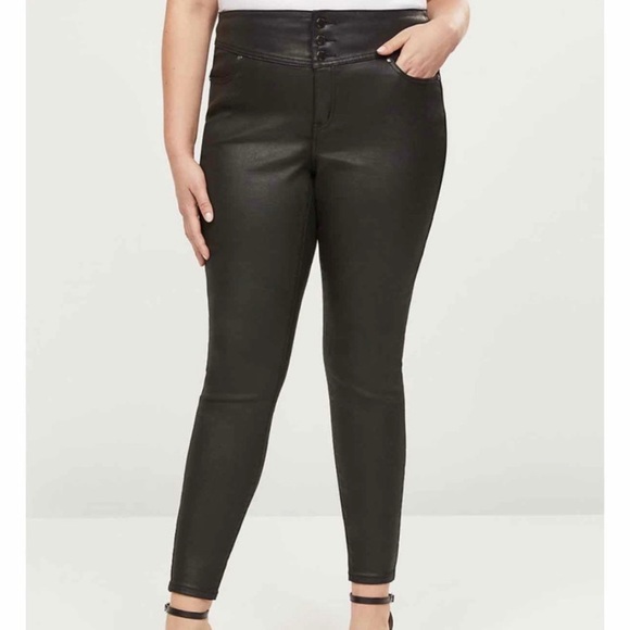 Lane Bryant Denim - Lane Bryant High Rise Jegging - Black - 18P